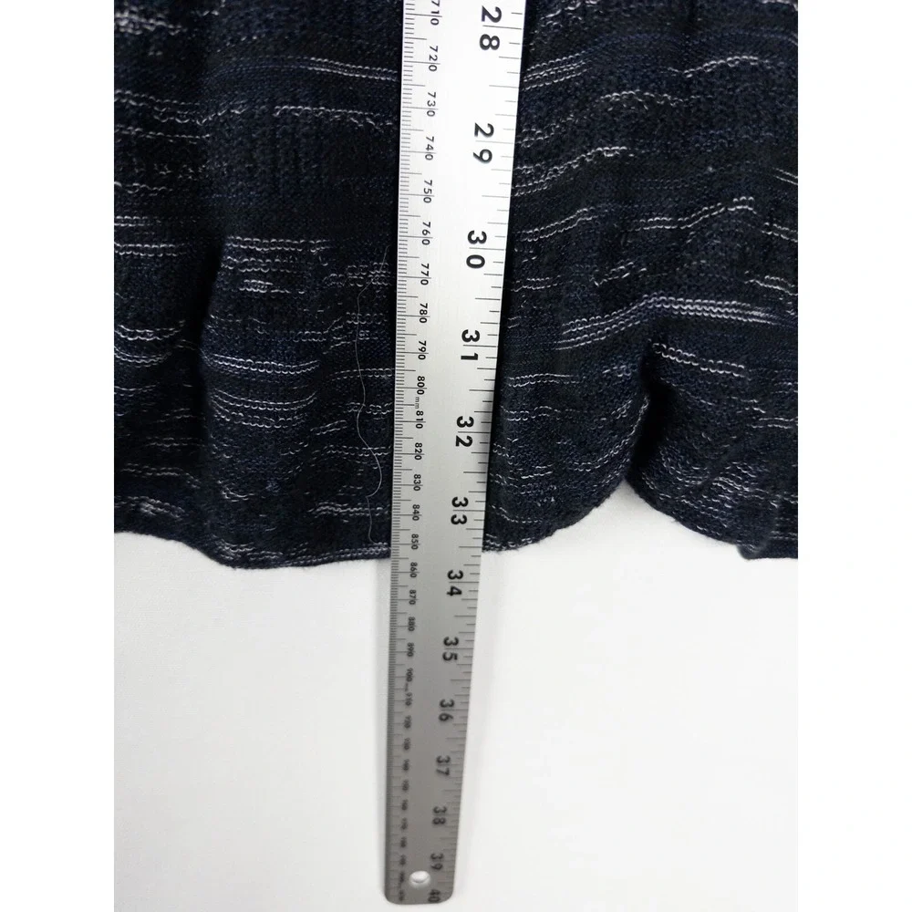 Free People Sweater Dress Small Womens Boho Ruffle Flare V Neck Rayon Blend Knit